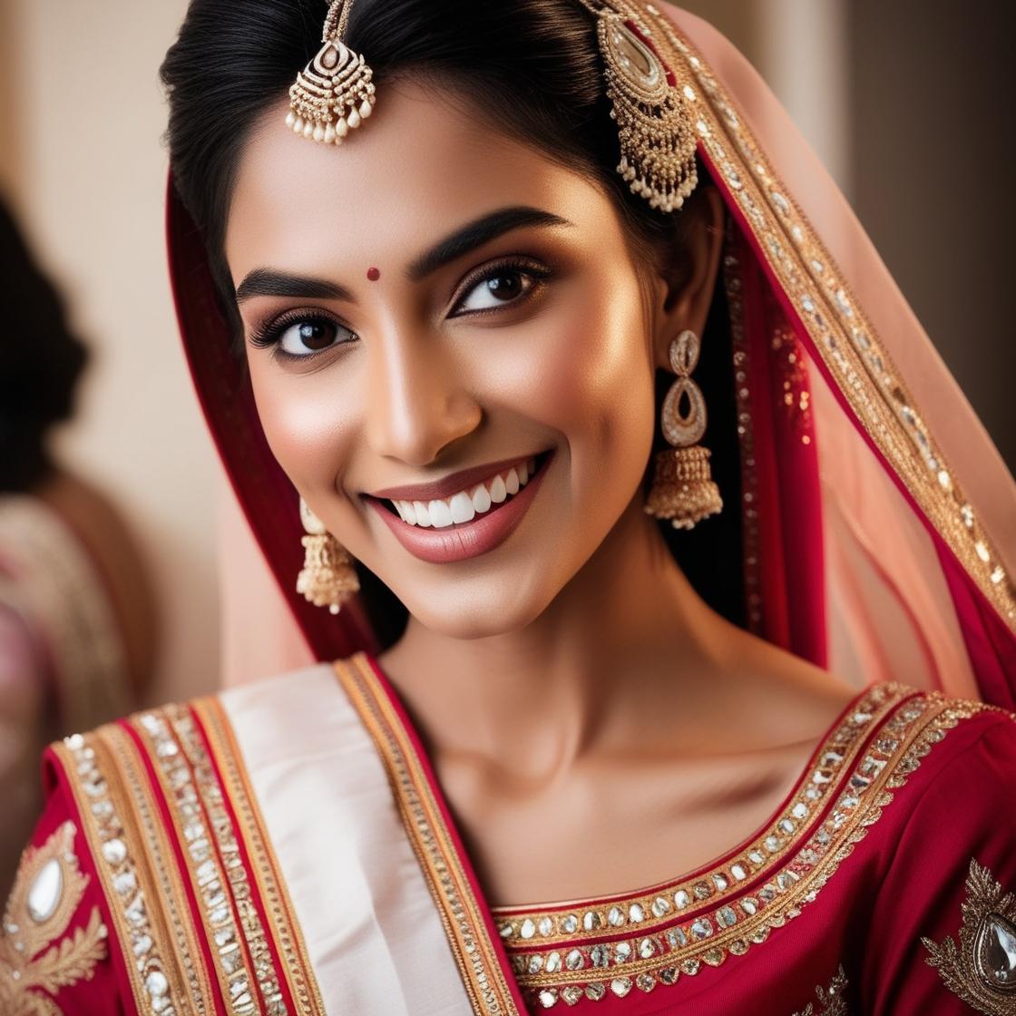 Indian Beautiful face lady of 20 years old with indian traditional dress as Miss India Stellar 2025 winner (3)